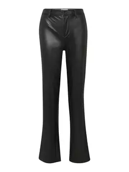 Кожаные штаны Only Tall Flared Pants ONLIDINA, черный