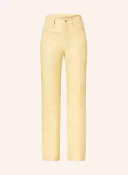 Кожаные штаны Remain, желтый