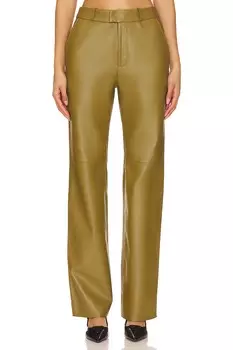 Кожаные штаны rhodes Camila Coelho, зеленый