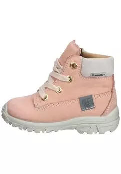 Кожаные/синтетические ботинки PEPINO, розовый