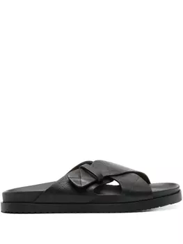 Кожаные слайдеры Дукаля Doucal's, черный