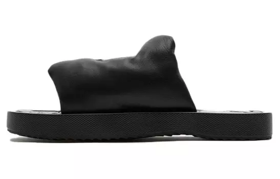 Кожаные слайдеры EKD Slab Burberry