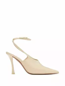 Кожаные слингбэки Show Givenchy, бежевый