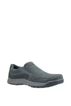 Кожаные слипоны 'Jasper' Hush Puppies, темно-синий