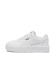 Кожаные спортивные кроссовки Cali Court с перфорацией Puma, белый
