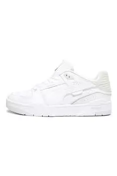 Кожаные спортивные кроссовки Slipstream Bball с замшей Puma, белый