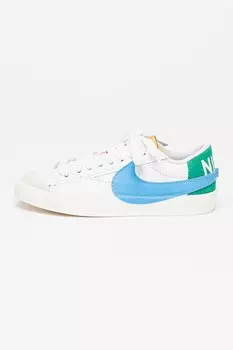 Кожаные спортивные туфли Blazer Low 77 Nike, зеленый