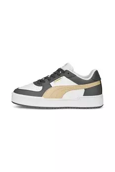 Кожаные спортивные туфли Ca Pro с перфорацией Puma, белый