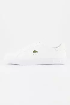 Кожаные спортивные туфли Powercourt в тон Lacoste, белый