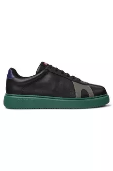 Кожаные спортивные туфли Runner K21 8743 с замшей Camper, красный