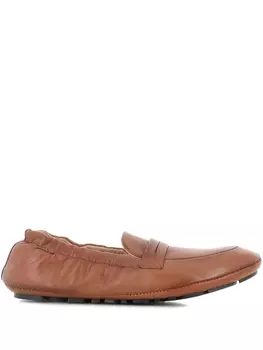 Кожаные тапочки Alexander Hotto, коричневый