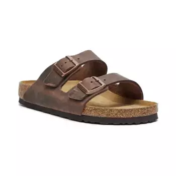 Кожаные тапочки «Аризона» Birkenstock, коричневый