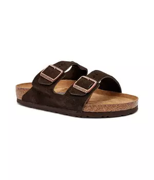 Кожаные тапочки Аризона Birkenstock, коричневый