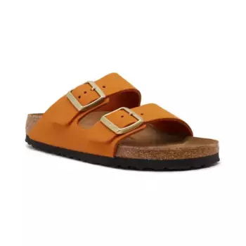 Кожаные тапочки Arizona Lenb Birkenstock, коричневый