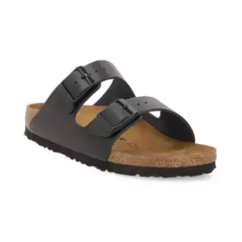 Кожаные тапочки Arizona NL Birkenstock, черный