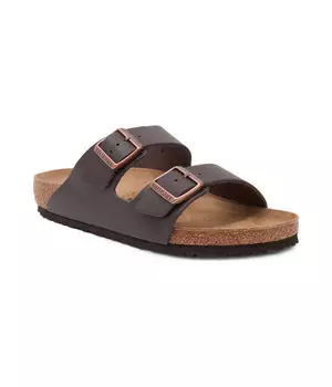 Кожаные тапочки аризона nl Birkenstock, коричневый