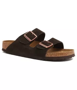 Кожаные тапочки Arizona SFB Leve Birkenstock, коричневый