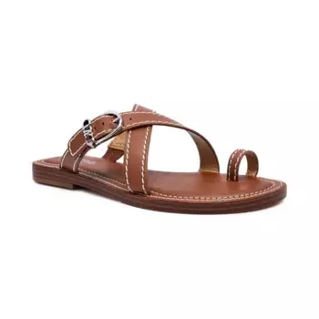 Кожаные тапочки Ashton Michael Kors, коричневый