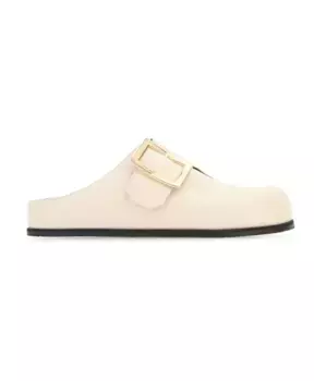 Кожаные тапочки Bally, белый