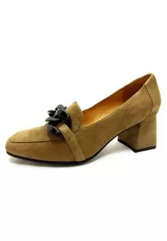 Кожаные тапочки Caprice, тауп