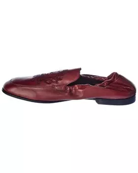 Кожаные тапочки Dolce & Gabbana, красный