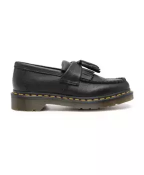 Кожаные тапочки Dr. Martens, черный