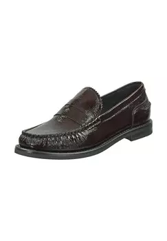 Кожаные тапочки GANT, винный