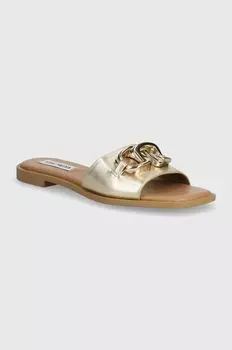 Кожаные тапочки Gene Steve Madden, золотой