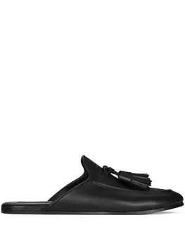 Кожаные тапочки Givenchy, черный