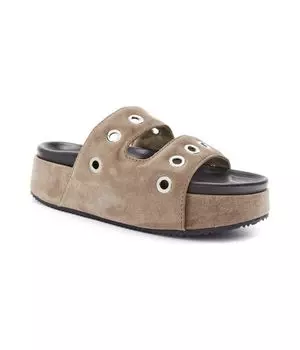 Кожаные тапочки Inuikii, желтый