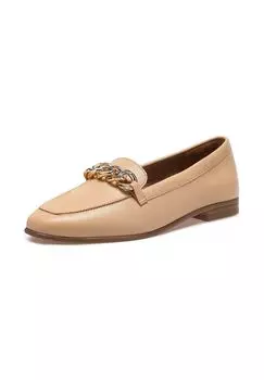 Кожаные тапочки INUOVO, светло-коричневый