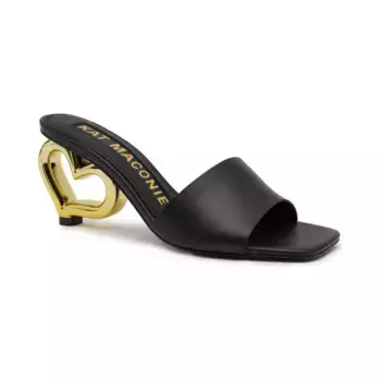 Кожаные тапочки Kat Maconie, черный