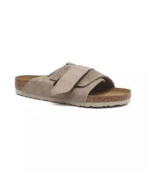 Кожаные тапочки Киото Birkenstock, коричневый