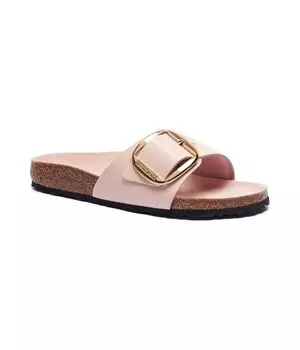 Кожаные тапочки мадрид bb lena Birkenstock, коричневый