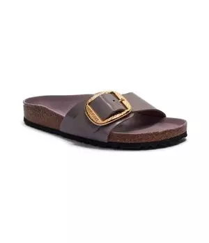 Кожаные тапочки мадрид Birkenstock, фиолетовый