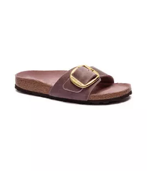 Кожаные тапочки мадрид Birkenstock, лавандовый