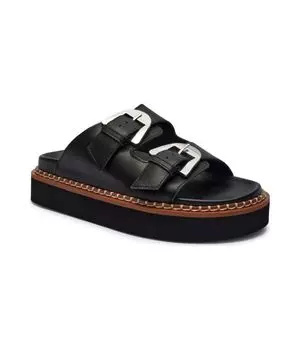 Кожаные тапочки магалу Coccinelle, черный