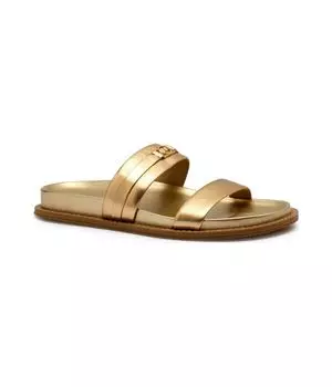 Кожаные тапочки Мэнди Michael Kors, золотой