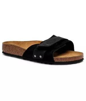 Кожаные тапочки Оита Birkenstock, черный