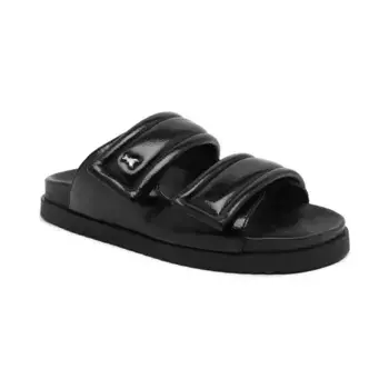 Кожаные тапочки Patrizia Pepe, черный