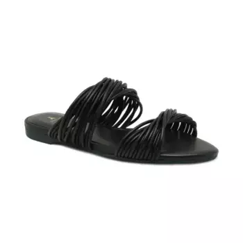 Кожаные тапочки Patrizia Pepe, черный