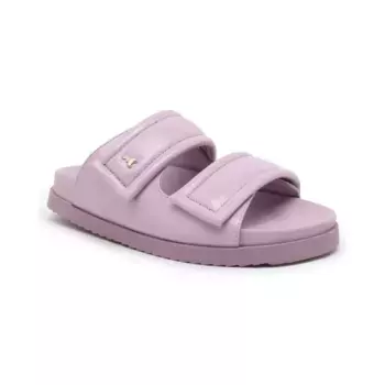 Кожаные тапочки Patrizia Pepe, лавандовый