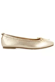 Кожаные тапочки с лентой Gioseppo, желтый