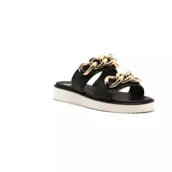 Кожаные тапочки Scarlett Michael Kors, черный