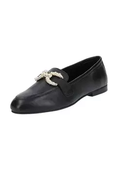 Кожаные тапочки STEVE MADDEN, черный