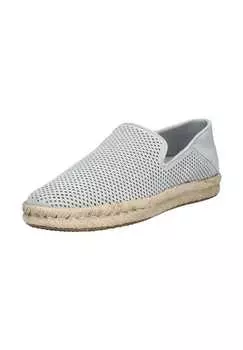 Кожаные тапочки Toms, серый
