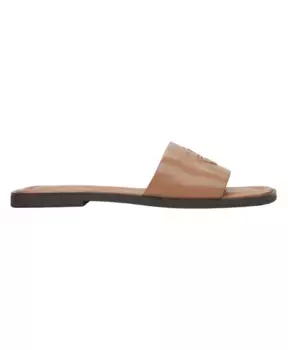 Кожаные тапочки в роскошном стиле Estro, коричневый