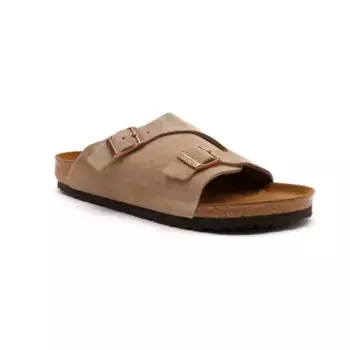 Кожаные тапочки zrich vl taupe Birkenstock, бежевый