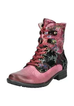 Кожаные/текстильные ботильоны LAURA VITA, фиолетовый