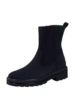 Кожаные/текстильные ботильоны Paul green, темно-синий